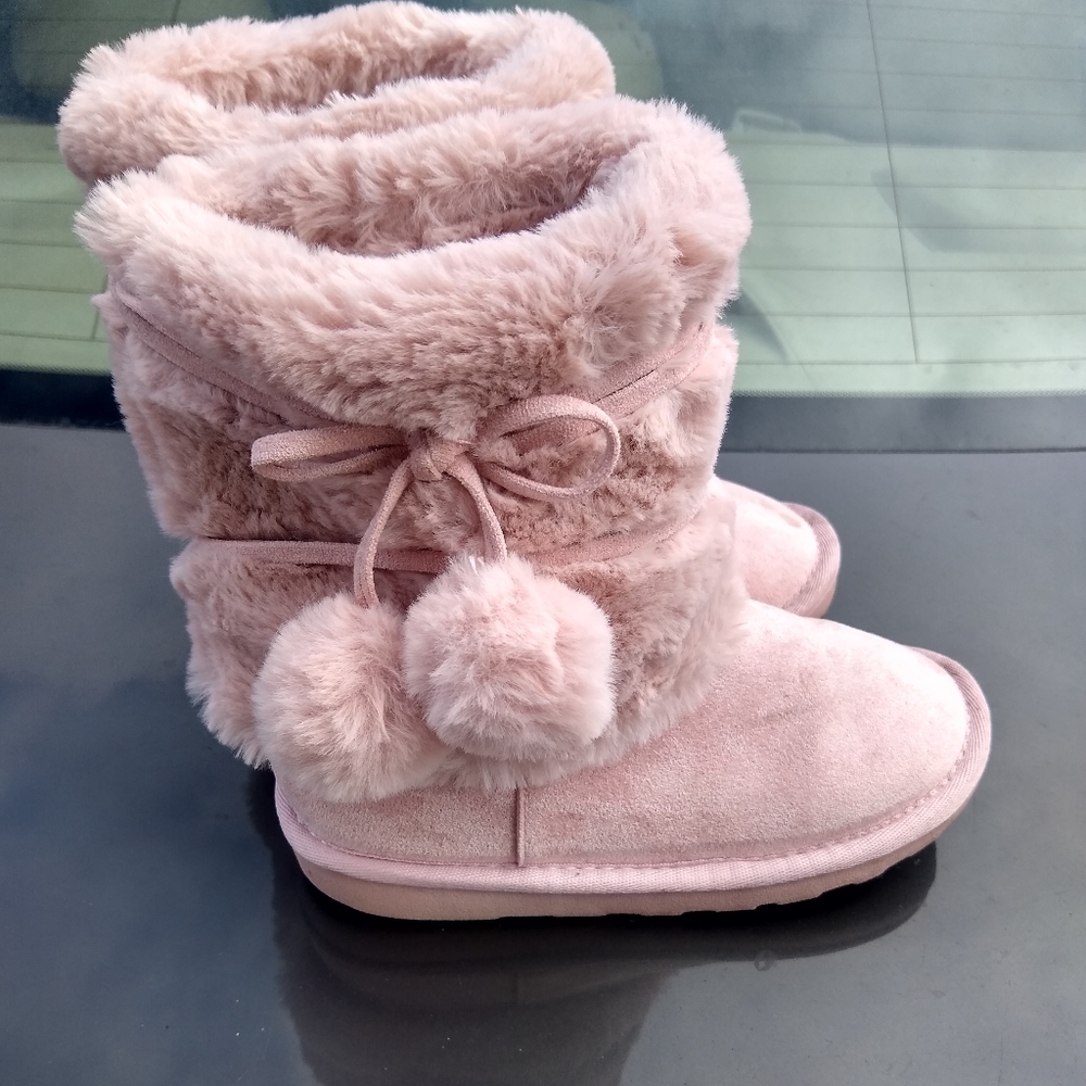 Blush pink 12c kids winter boots